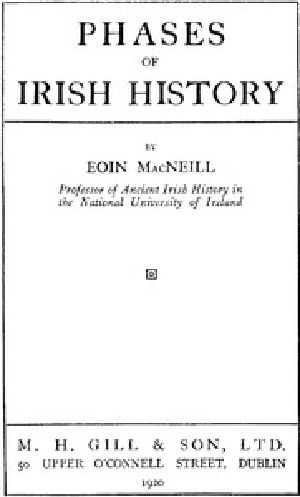 [Gutenberg 48952] • Phases of Irish History